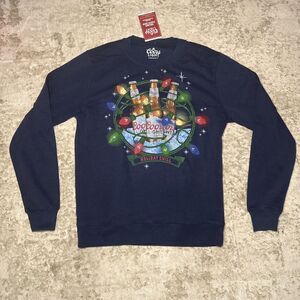 Coors Light‎ Holiday Chill Crewneck Sweatshirt Christmas Lights Beer Small
